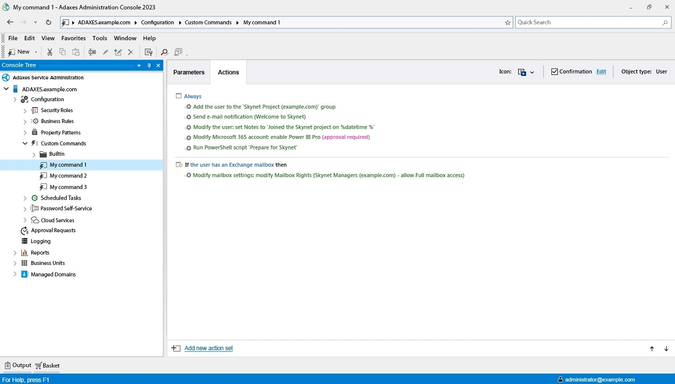 Custom Commands